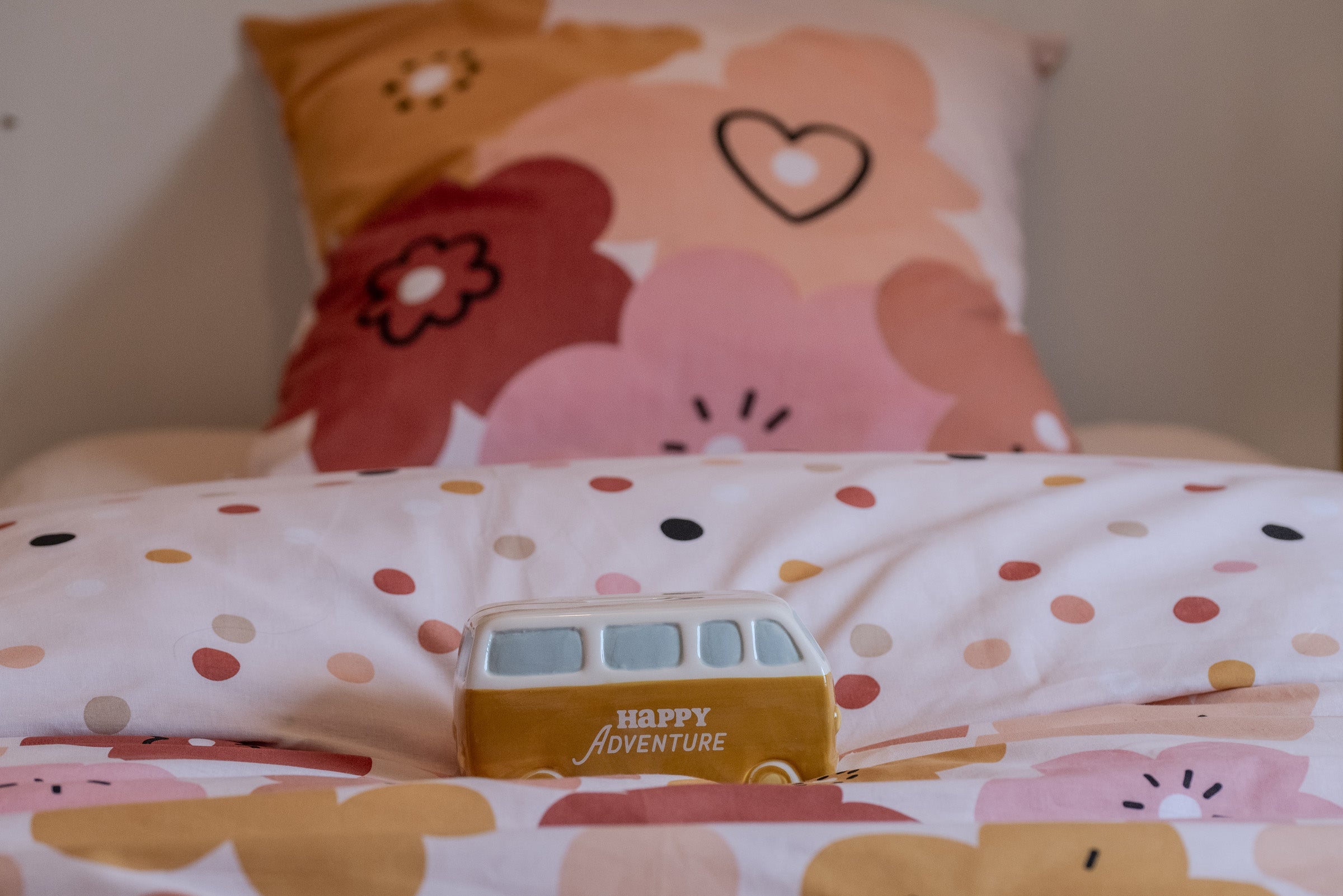 Barbotine - Juego de Cama (Funda Nórdica + 2 Fundas de Almohada) - Algodón Estampado