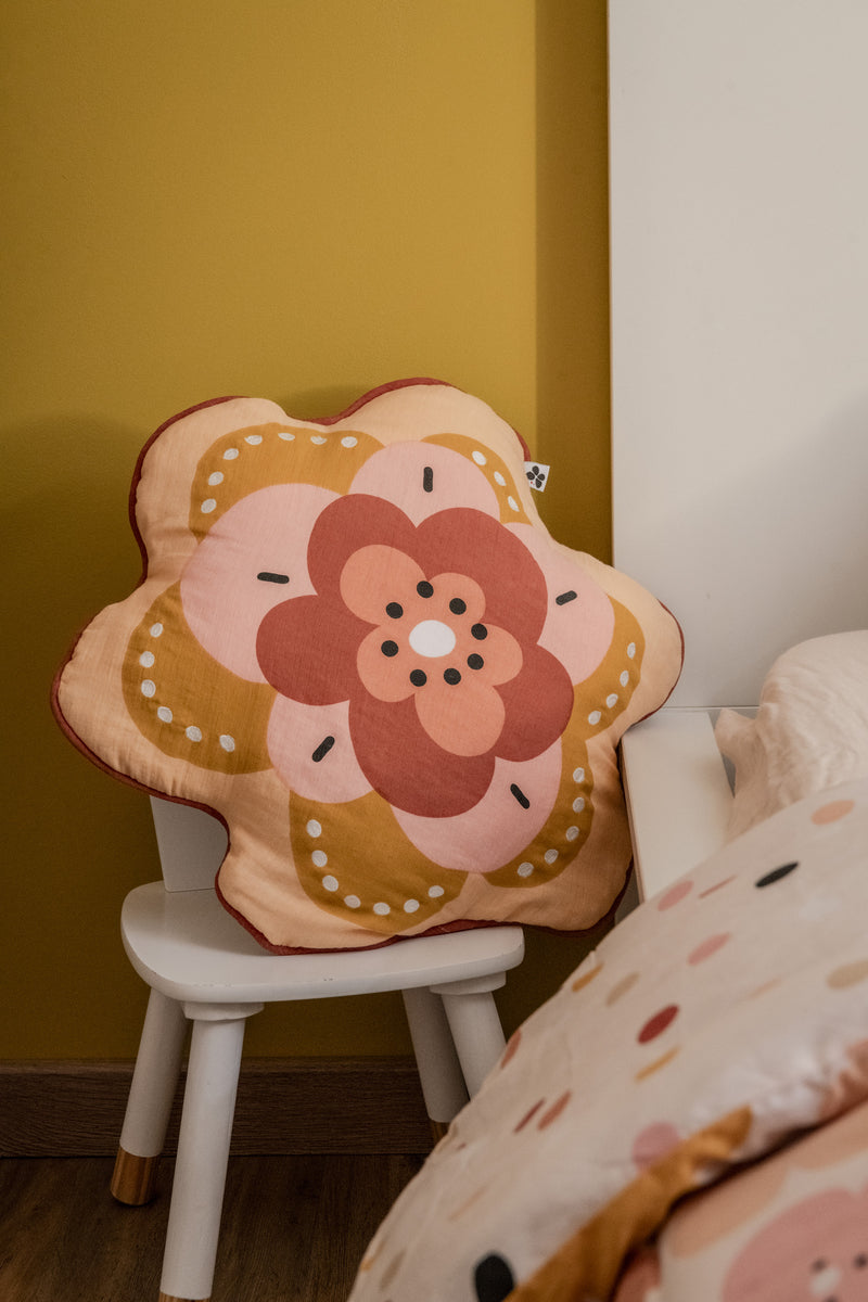 Coussin Déhoussable - Coton - Barbotine