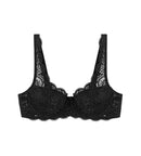 Sujetador balconette con relleno Amourette 300 Whp X - Negro