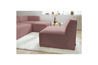 Megeve - Chauffeuse 1 Place Pour Canapé Modulable - Tissu Lisse