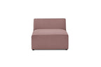 Megeve - Chauffeuse 1 Place Pour Canapé Modulable - Tissu Lisse