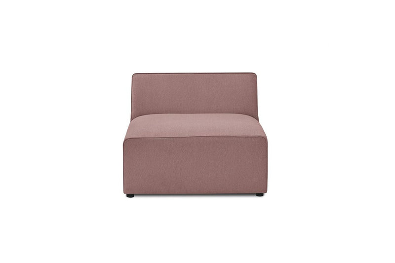 Megeve - Silla de 1 plaza para sofá modular - Tela lisa