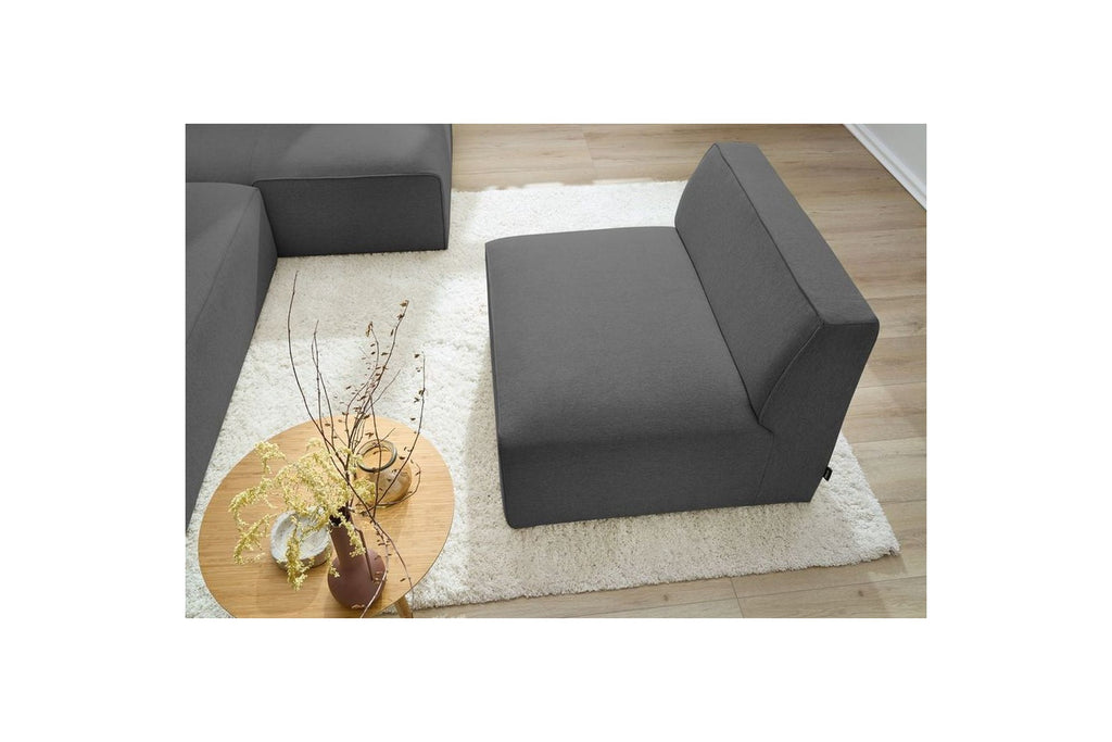 Megeve - Chauffeuse 1 Place Pour Canapé Modulable - Tissu Lisse
