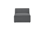Megeve - Chauffeuse 1 Place Pour Canapé Modulable - Tissu Lisse