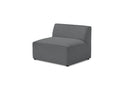 Megeve - Silla de 1 plaza para sofá modular - Tela lisa