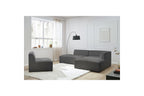 Megeve - Chauffeuse 1 Place Pour Canapé Modulable - Tissu Lisse