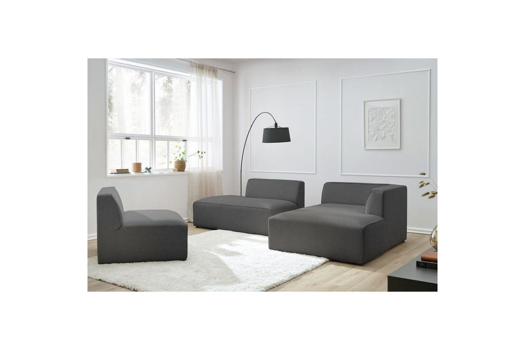 Megeve - Chauffeuse 1 Place Pour Canapé Modulable - Tissu Lisse