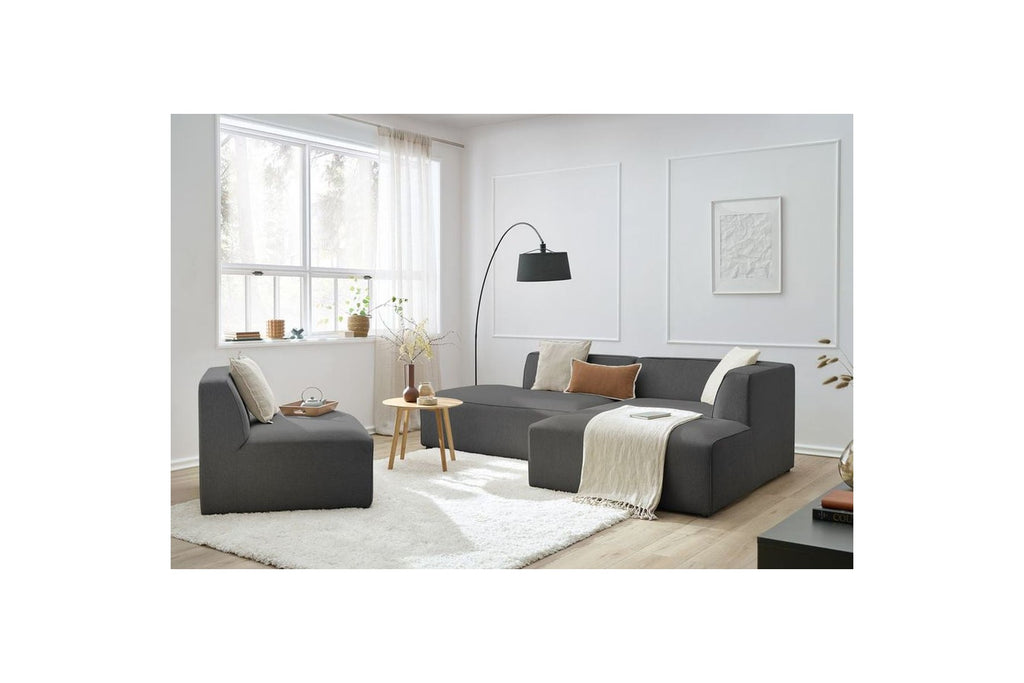 Megeve - Chauffeuse 1 Place Pour Canapé Modulable - Tissu Lisse