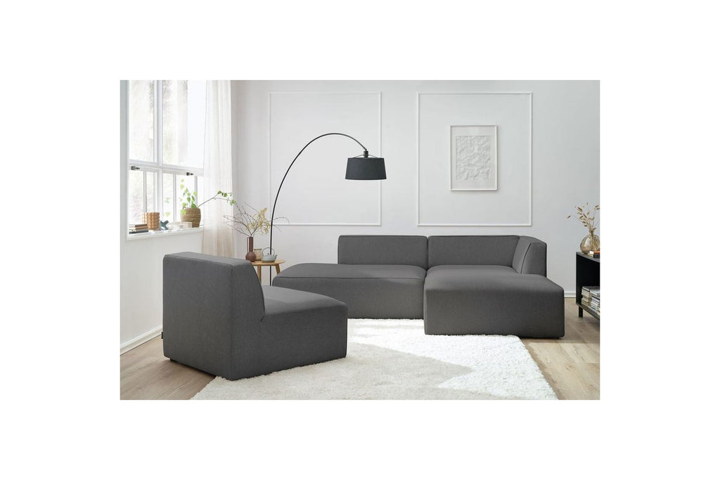 Megeve - Chauffeuse 1 Place Pour Canapé Modulable - Tissu Lisse