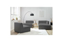 Megeve - Silla de 1 plaza para sofá modular - Tela lisa