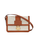 M Shoulder Bag - Box-Trot Canvas - Cognac