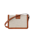 M Shoulder Bag - Box-Trot Canvas - Cognac