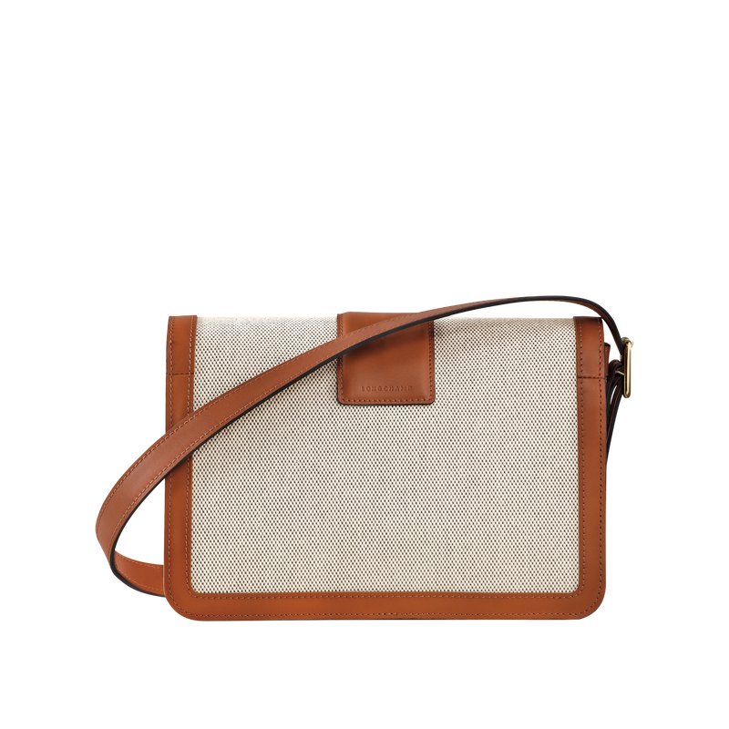 M Shoulder Bag - Box-Trot Canvas - Cognac