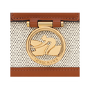 M Shoulder Bag - Box-Trot Canvas - Cognac