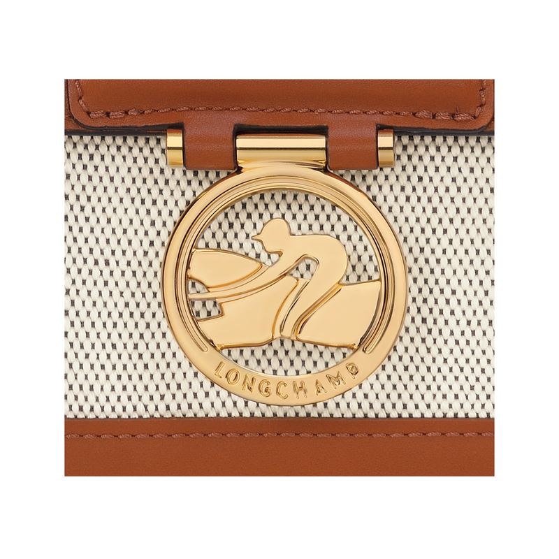 M Shoulder Bag - Box-Trot Canvas - Cognac
