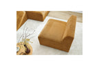One-Seater Armchair for Modular Sofa - Megeve - Textured Fabric