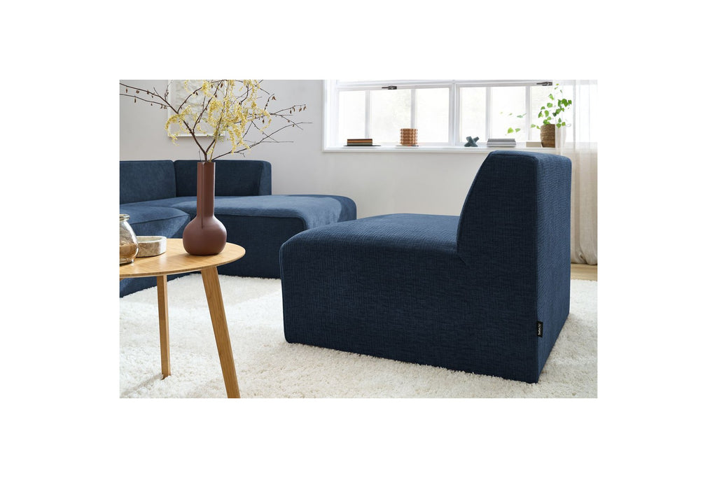 One-Seater Armchair for Modular Sofa - Megeve - Textured Fabric