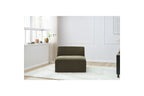 One-Seater Armchair for Modular Sofa - Megeve - Textured Fabric