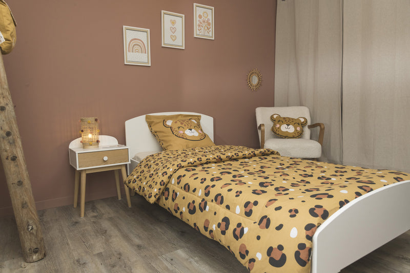 Printed Duvet + 1 Pillowcase - Printed Cotton - Lola