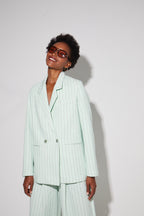 Blazer Ema Éclat Menthe, Fabriqué En Italie