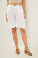 Bermudas - Blanco - Mujer