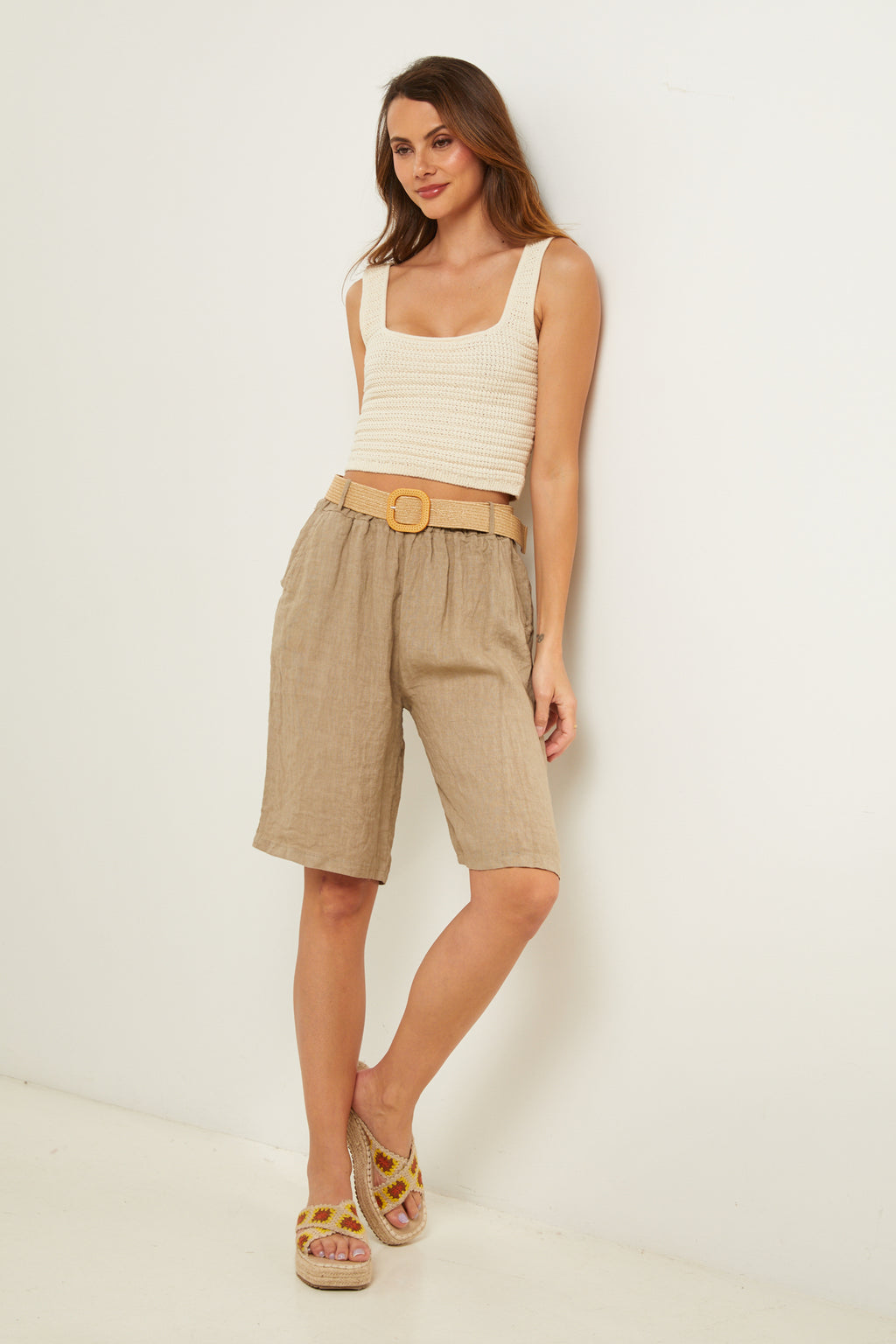 Bermuda - Taupe - Femme