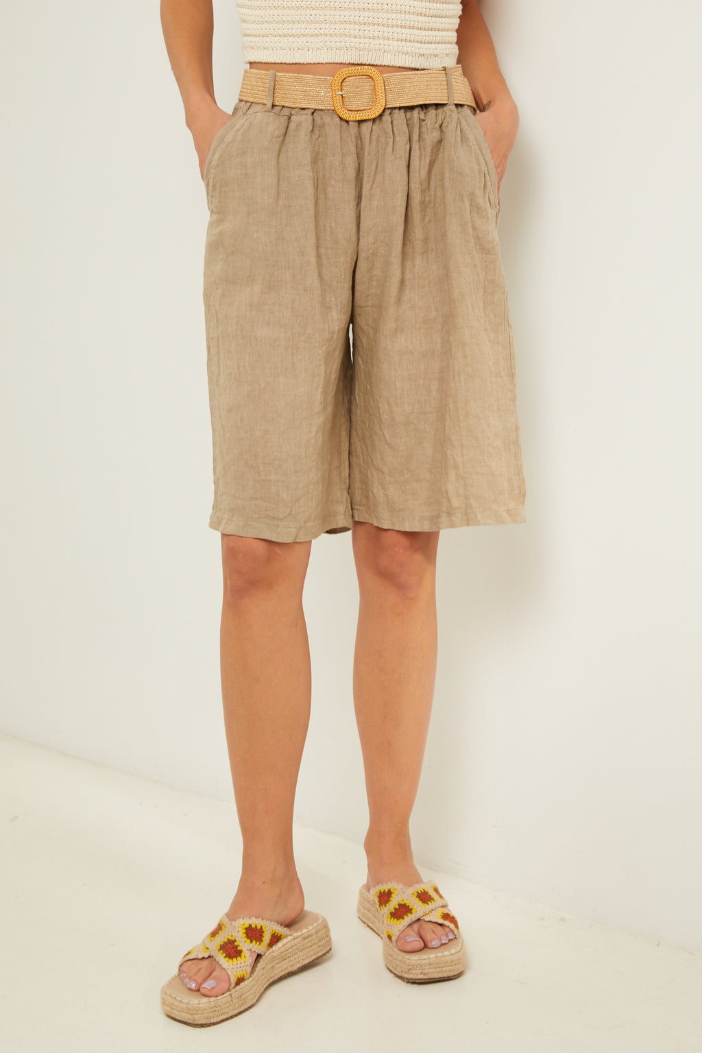 Bermuda - Taupe - Femme