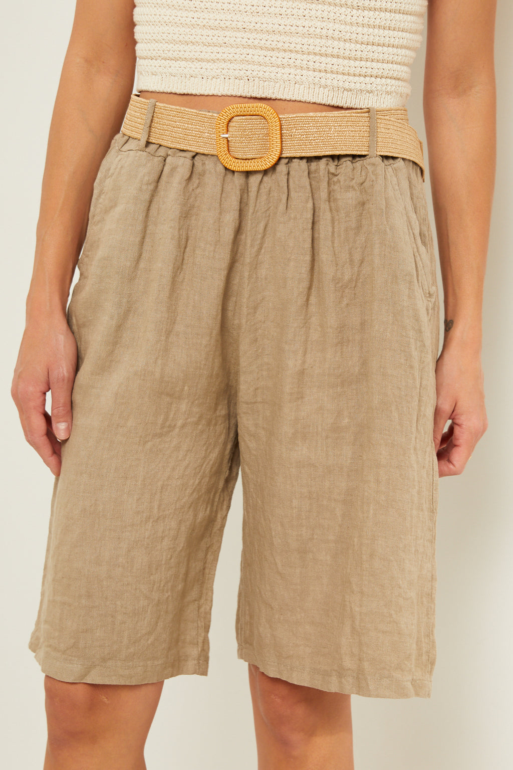Bermuda - Taupe - Femme