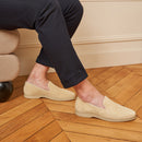 Mocassins L'Homme Confiant Daim Champagne