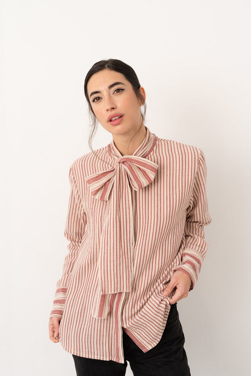 Camisa rayas rojas - Vanó Studio