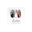 Chaussures Fille Salomé Resistantes À Boucle Et Noeud Artémis - Cuir Vernis Rouge - Fille