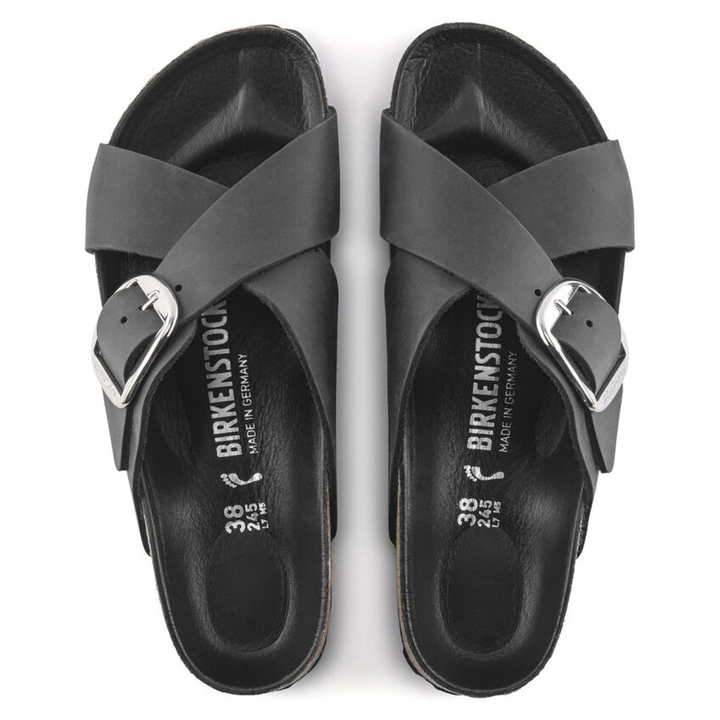 Sandales Siena Big Buckle - Noir - Femme