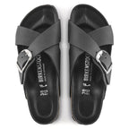 Sandales Siena Big Buckle - Noir - Femme