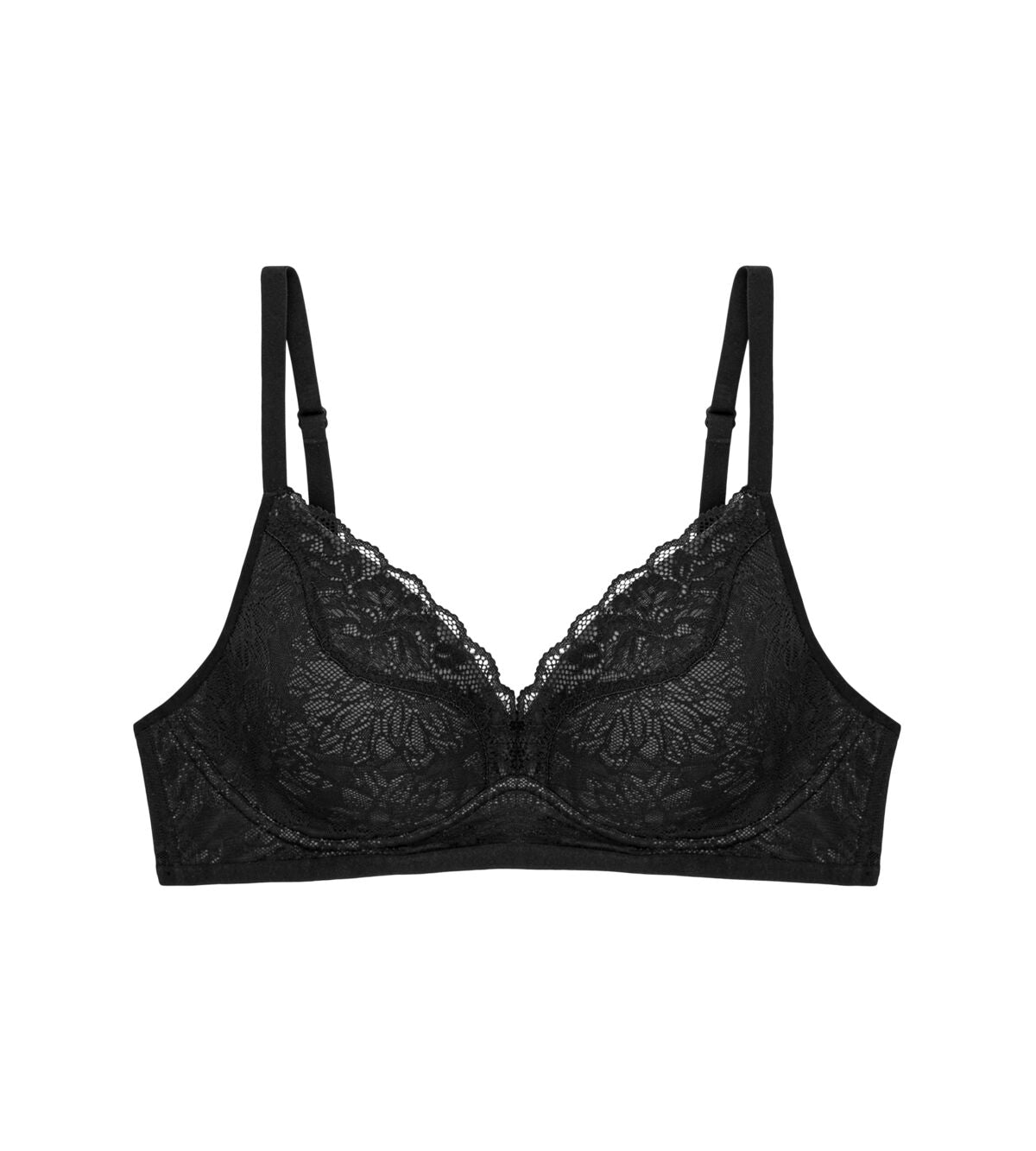 Fit Smart P01 Ex Push-Up Bra - Black