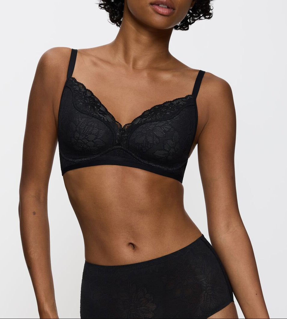 Fit Smart P01 Ex Push-Up Bra - Black