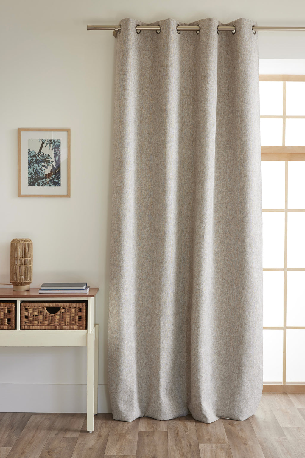 Blackout Curtain + 8 Eyelets - Eres - Taupe