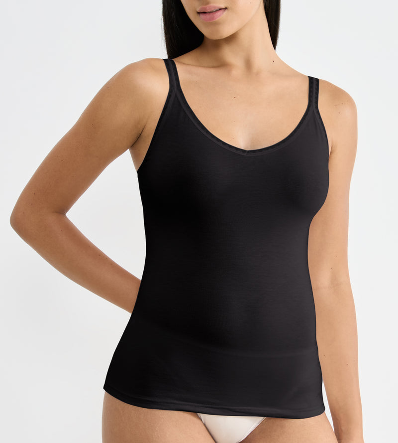 Caraco Fines Bretelles Lot De 2 Sloggi Go Shirt 01 C2P - Black