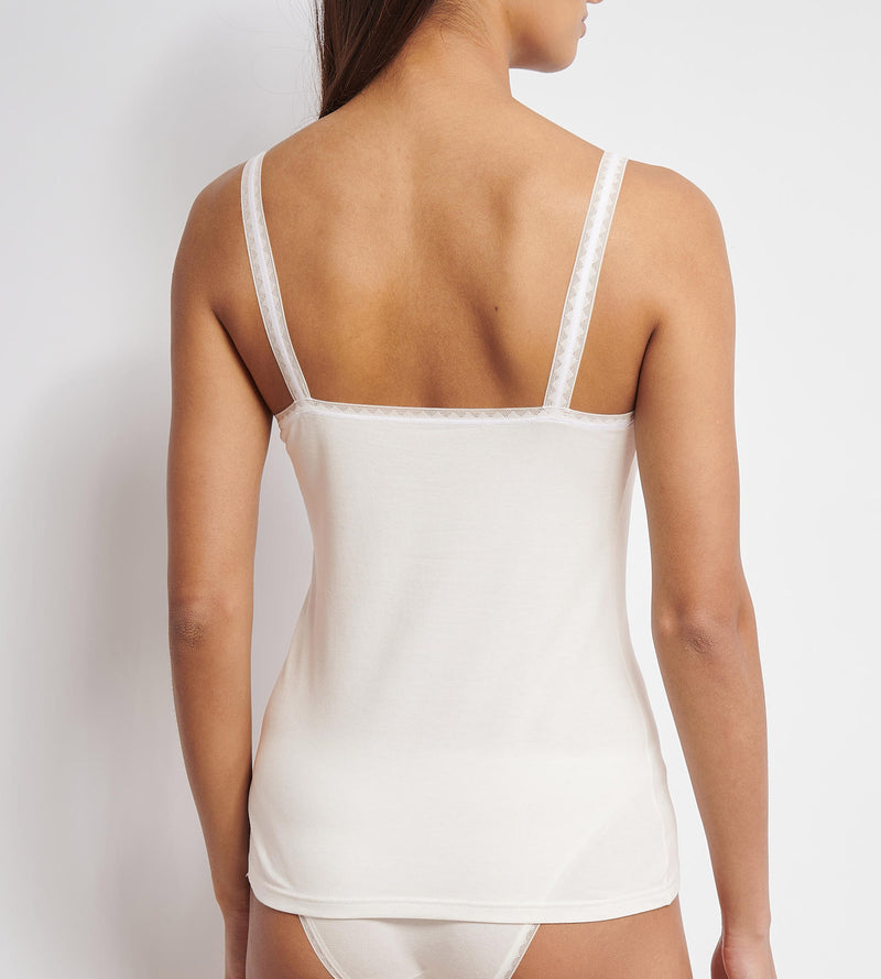 Caraco Fines Bretelles Lot De 2 Sloggi Go Shirt 01 C2P - Silk White