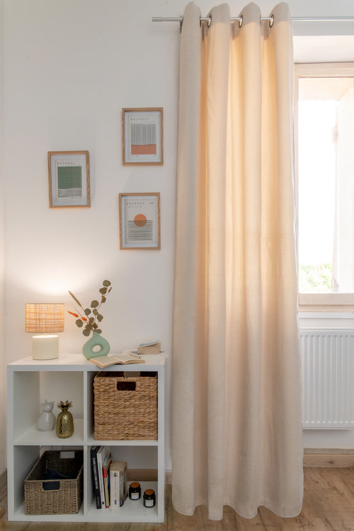 Curtain + 8 Eyelets - Osiris - Sand