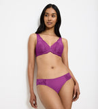 Wild Peony Florale Wp Underwired Bra - Purple