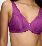 Wild Peony Florale Wp Underwired Bra - Purple
