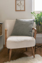 Removable Cushion Cover With Piping - Osiris - Khaki