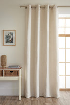 Curtain + 8 Eyelets - Atlas - Sand