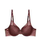 Triumph Signature Sheer WHP Ex Ampliforme Balconette Bra - Decadent Chocolate