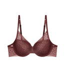 Triumph Signature Sheer Whp Ex Padded Balconette Bra - Decadent Chocolate