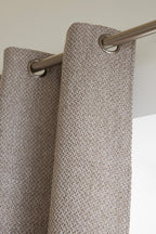 Curtain + 8 Eyelets - Atlas - Pebble