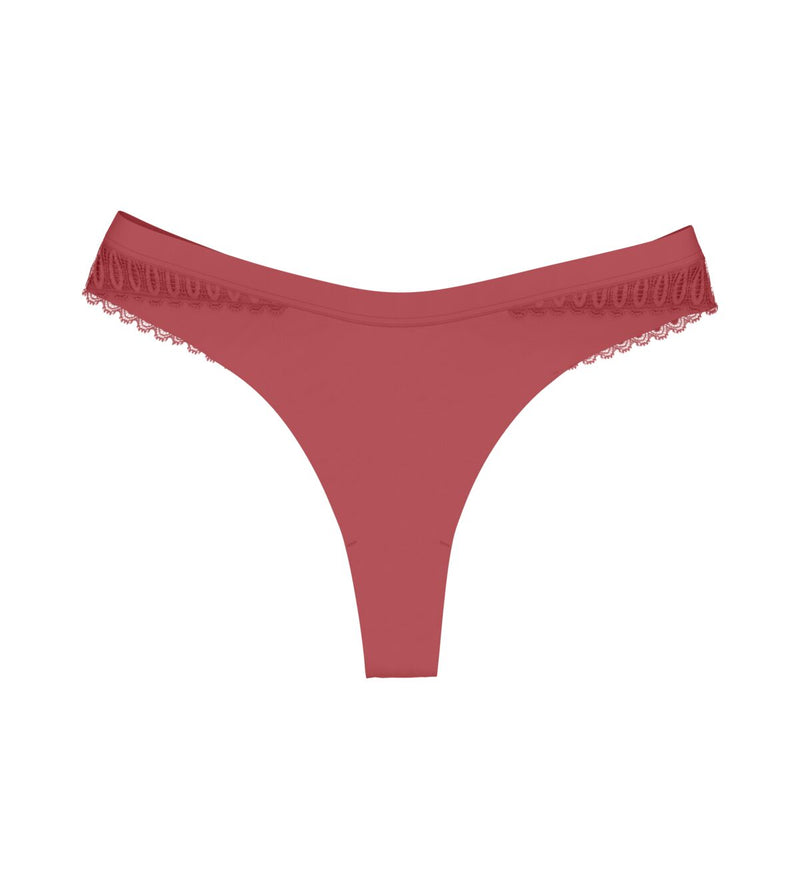 Aura Spotlight T High Leg String - Strawberry Allure