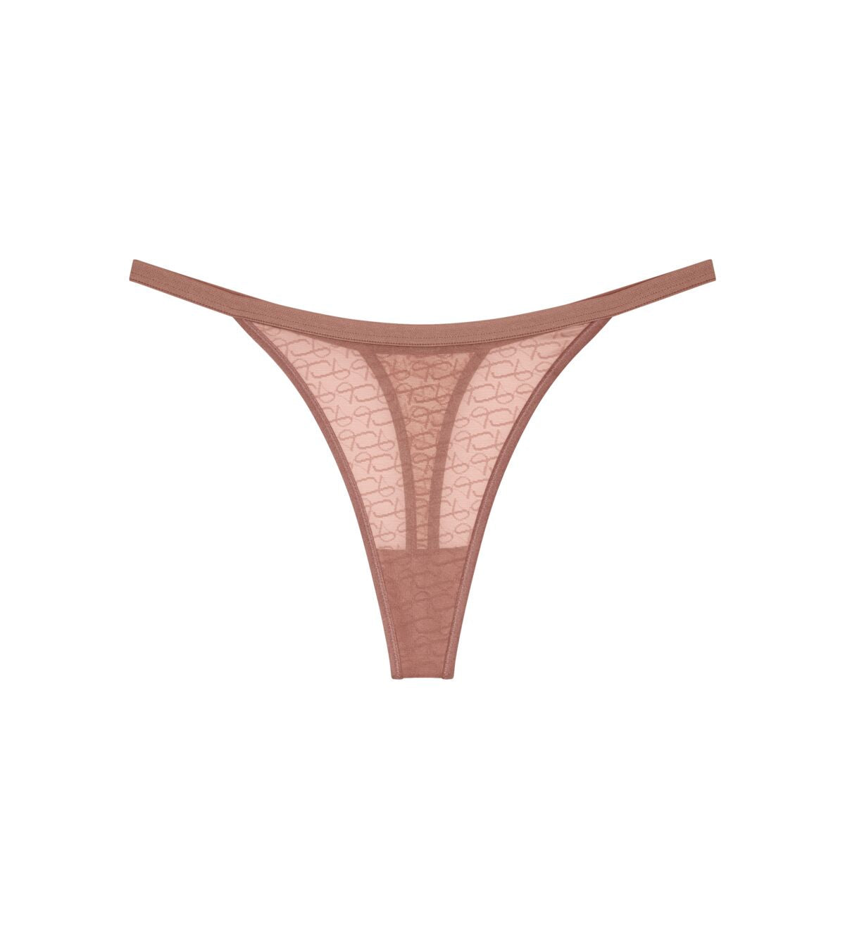 Triumph Signature Sheer String Brazilian Thong - Toasted Almond