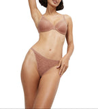Triumph Signature Sheer String Brazilian Thong - Toasted Almond