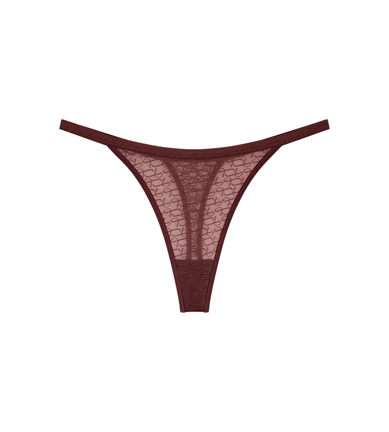 String Brésilien Triumph Signature Sheer String - Decadent Chocolate